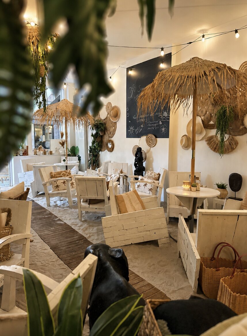 Intérieur cosy du Boulevard du Rhum à Namur